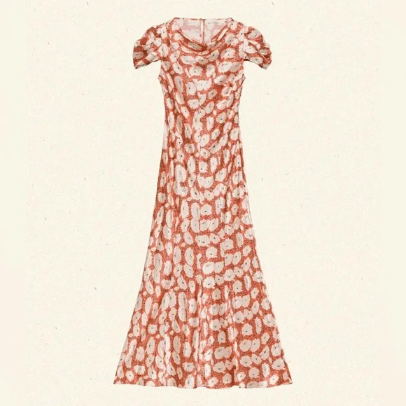 DOEN ALNA DRESS IN ROUGE FLEURS D'ANEMONE, new without tags, never worn. - Picture 7 of 16